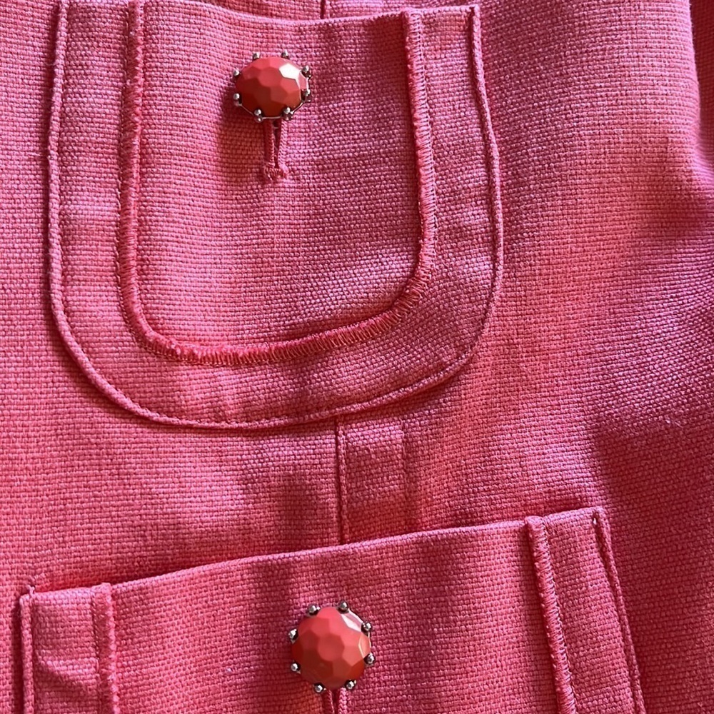 Pursuits, ltd coral 3/4 sleeved jacket. Size 10. - Picture 8 of 8
